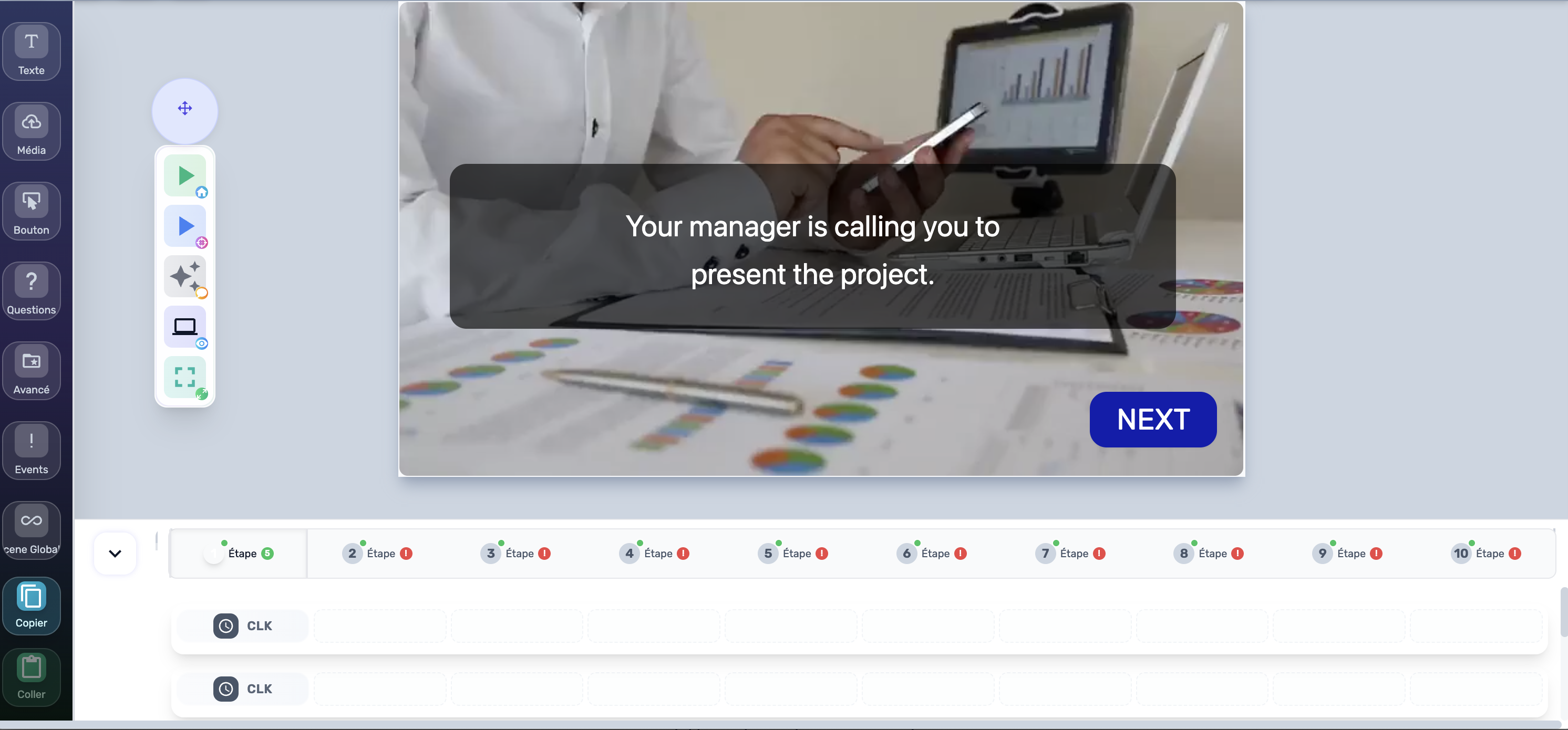 Lab interactif Assessment — Création de scénarios et simulations